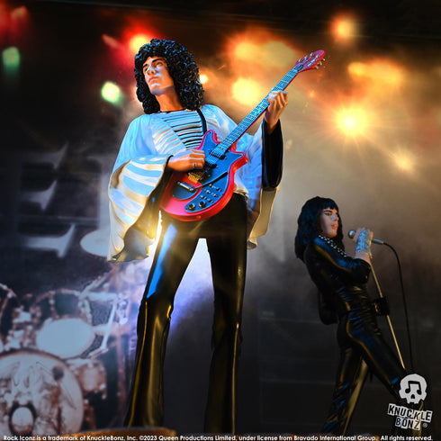 Knucklebonz Queen Rock Iconz Brian May II (Sheer Heart Attack Era) Statue